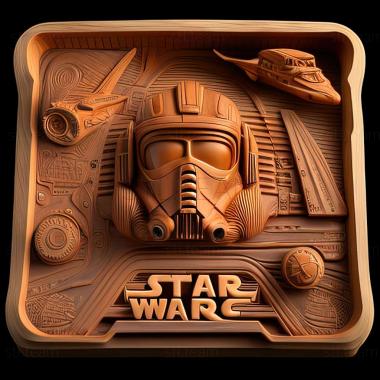 3D model Star Wars Episode I   Racer game (STL)